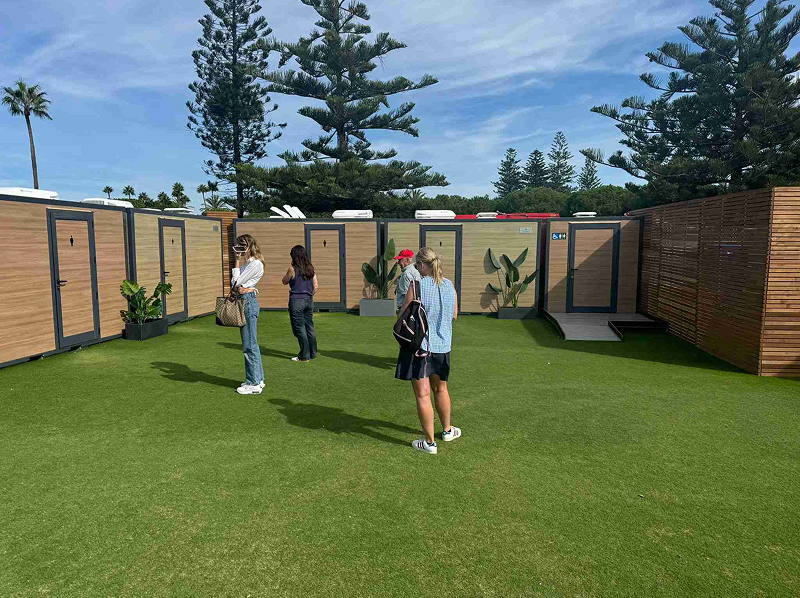 Modules de toilettes à Barcelone